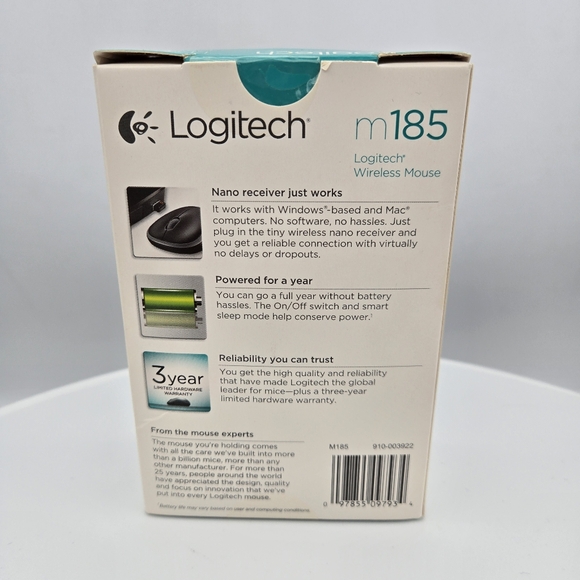 Logitech m185 Wireless Mouse - Picture 8 of 11